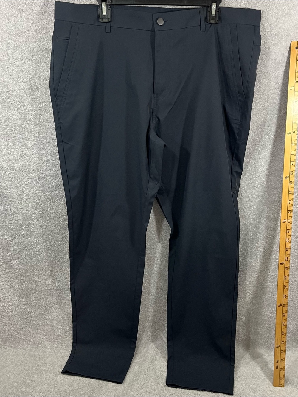Marcus Pierce Chino Pants Mens 38x32 Navy Renegade Performance 5 Pocket